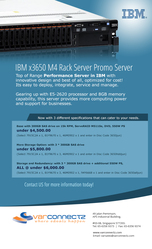 IBM x3650M4 Rack Server Promo