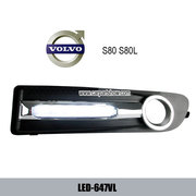 VOLVO S80 S80L DRL LED Daytime Running Lights Car headlight parts Fog 