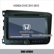 Honda CIVIC 2011-2012years radio DVD player, bluetooth, TV, GPS navigate 