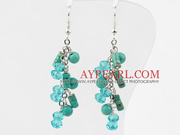 New Design Assorted Turquoise and Green Crystal  Earrings 