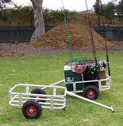 Fishing tackle cart,  trolley or caddy