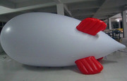 10M Inflatable Advertising Blimp /Flying Giant Helium Airplane YR Logo