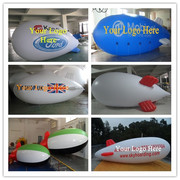 6M Inflatable Advertising Blimp /Flying Giant Helium Airplane /YR logo
