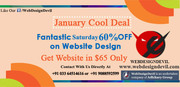 Fantastic Saturday 60% OFF on Website Design