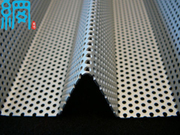 corrugated perforated metal sheet