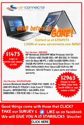 Grab it before is gone! Special deal on HP and Lenovo Laptop