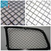 Woven Mesh Sheets Chrome For Car Grills