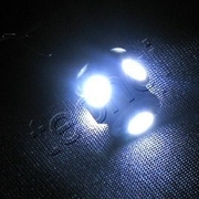 Techqi Car LED lamps T10 5050 5smd Super White